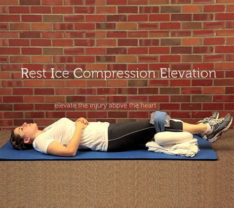 compression test elevation|rest ice compress and elevate.